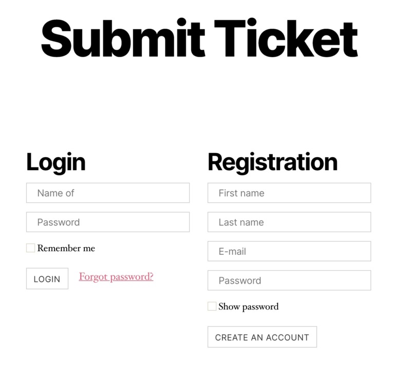 The Awesome Support plugin automatically creates a ticketing system.