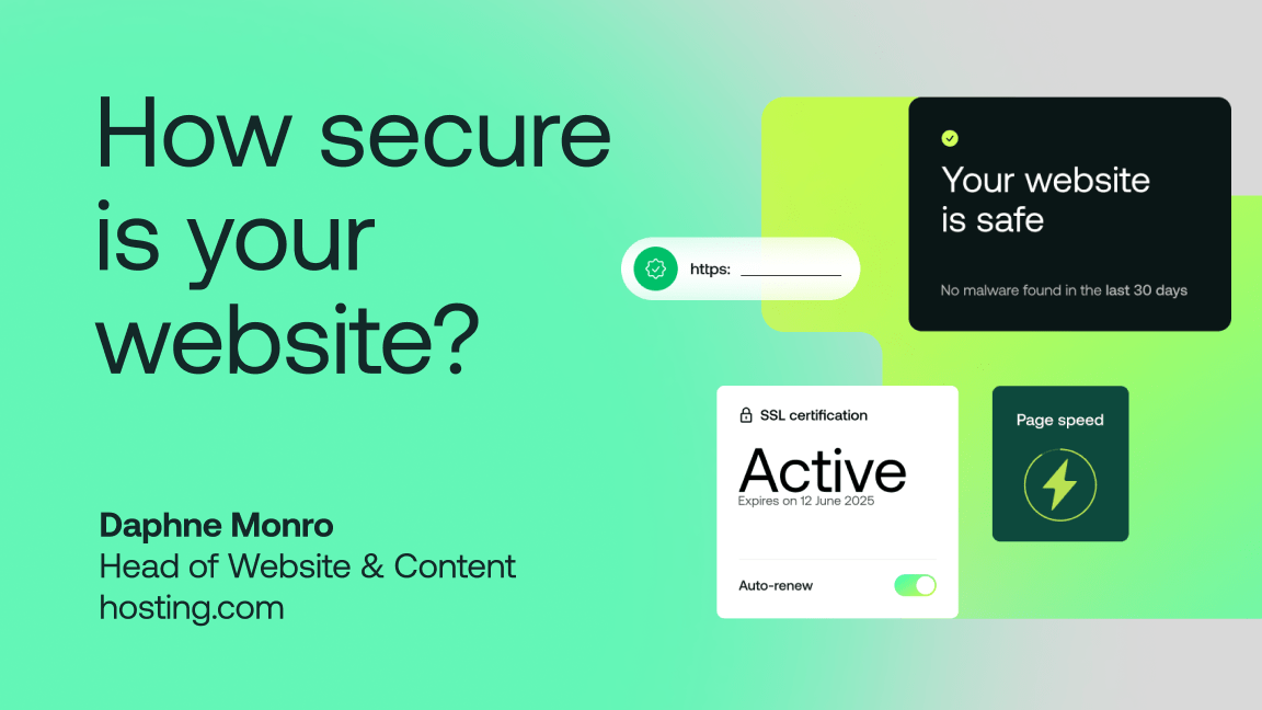 How secure is your website? Let’s check.